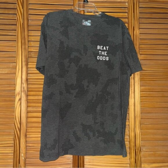 Under Armour Loose Short Sleeve Graphic Beat The Odds Tee Size Large - Picture 1 of 7